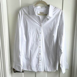 Talbots Long Sleeve Button-Down Shirt | Size: 2X | Color: White